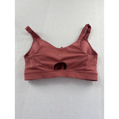 Women’s Old Navy Terracotta Active Zip up Bra Sz 34C