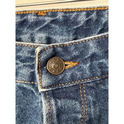 Vintage Womens Denim Jeans USA 1994 Button Fly Mid-Rise Tapered