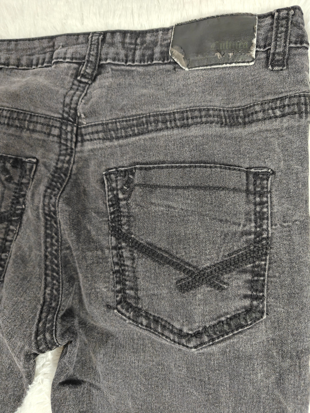 Womens Cultura New York Skinny Jeans Black Size 18