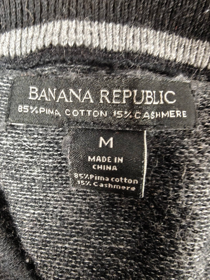 Women’s Banana Republic Sweater Gray Black Size M