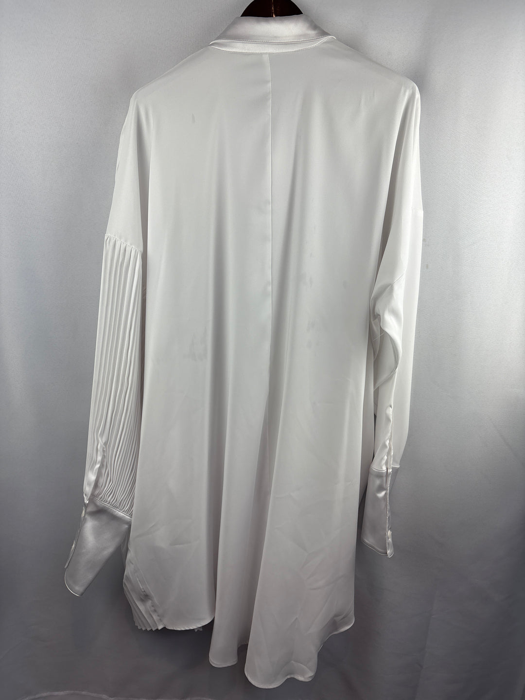 Women’s Kimberly Goldson XL White Button Up Dress