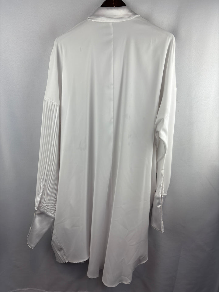 Women’s Kimberly Goldson XL White Button Up Dress