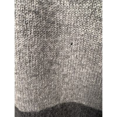 Women's Riviera Cashmere Gray/Gray Short Sleeve Sweater SZ SM