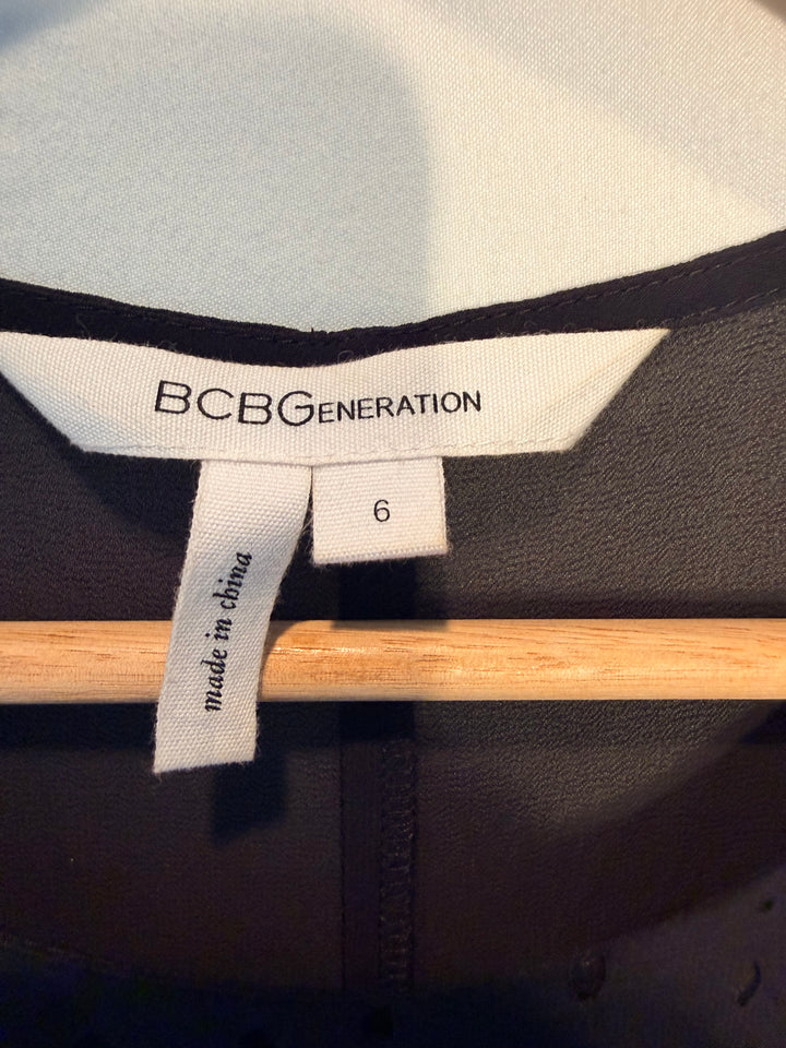 BCBGeneration Black Summer Dress Size 6