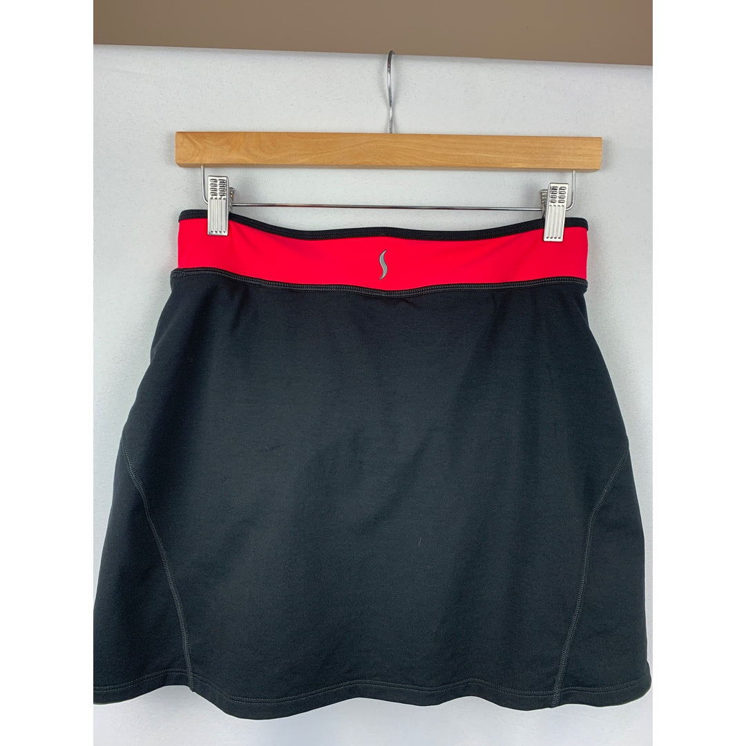 Women’s She Beest Black Hot Pink Bike Skorts Size M
