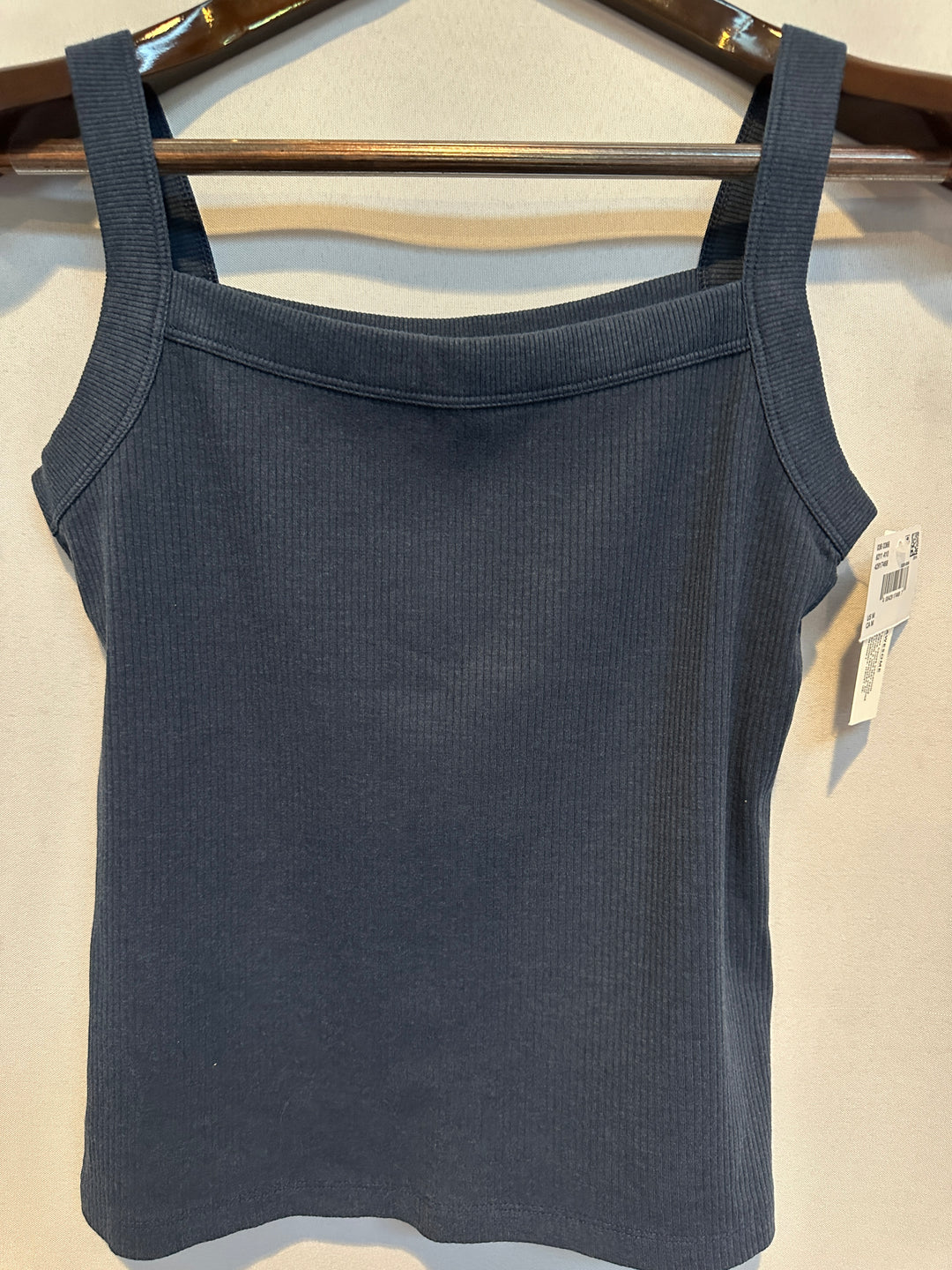 Women’s American Eagle Dark Blue Ribbed Tank Top Size M