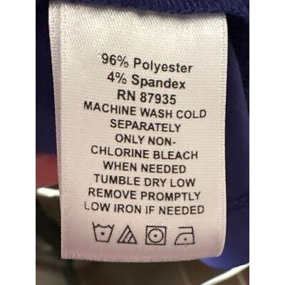 Plus size Simomton Says 3X Royal Blue blouse with peekaboo neckline