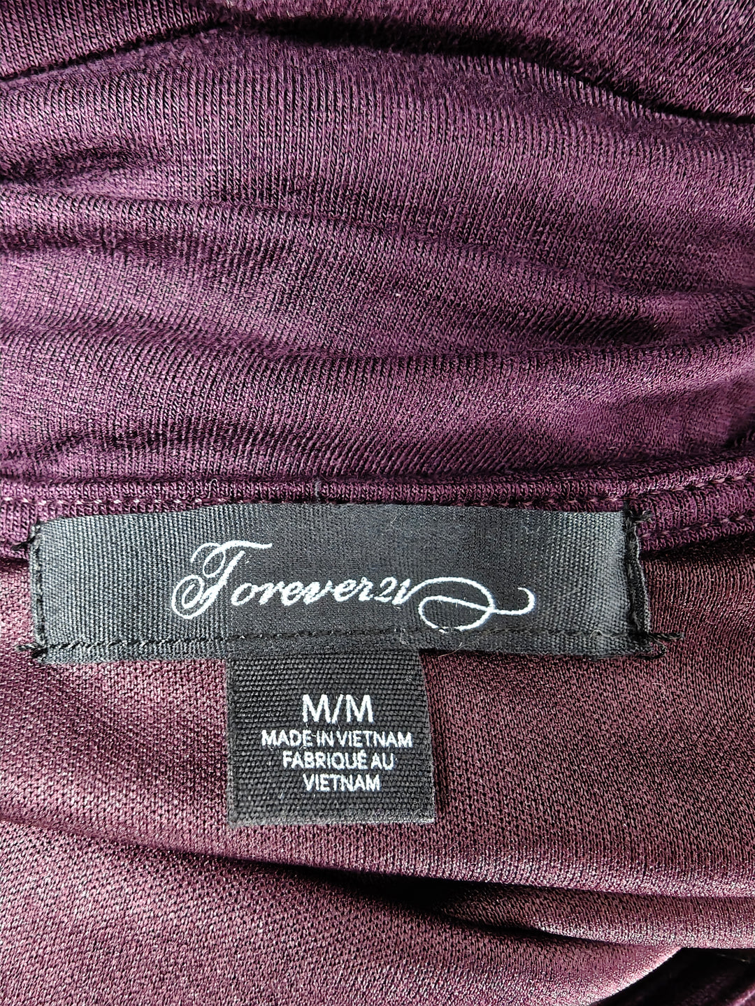 Women Forever 21 Bodycon Dress Purple Size M NWT