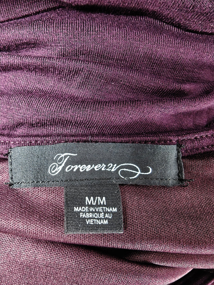 Women Forever 21 Bodycon Dress Purple Size M NWT