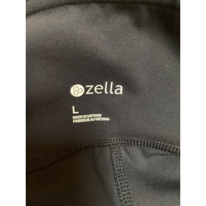 Women’s Zella Black Biker Shorts Size L with Side Pockets