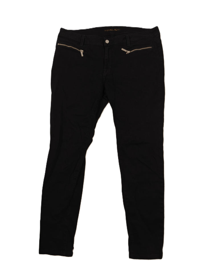 Womens Michael Kors Skinny Pants Black Size 14