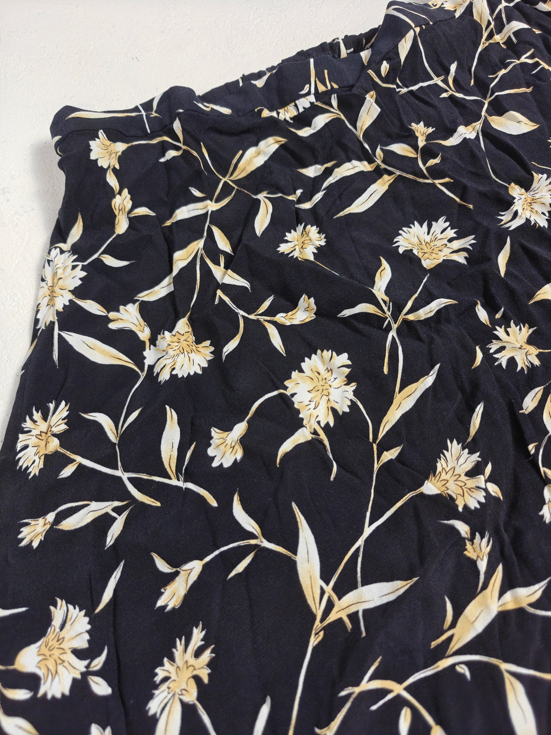 Womens Worthington Floral Skirt Black Size 13W