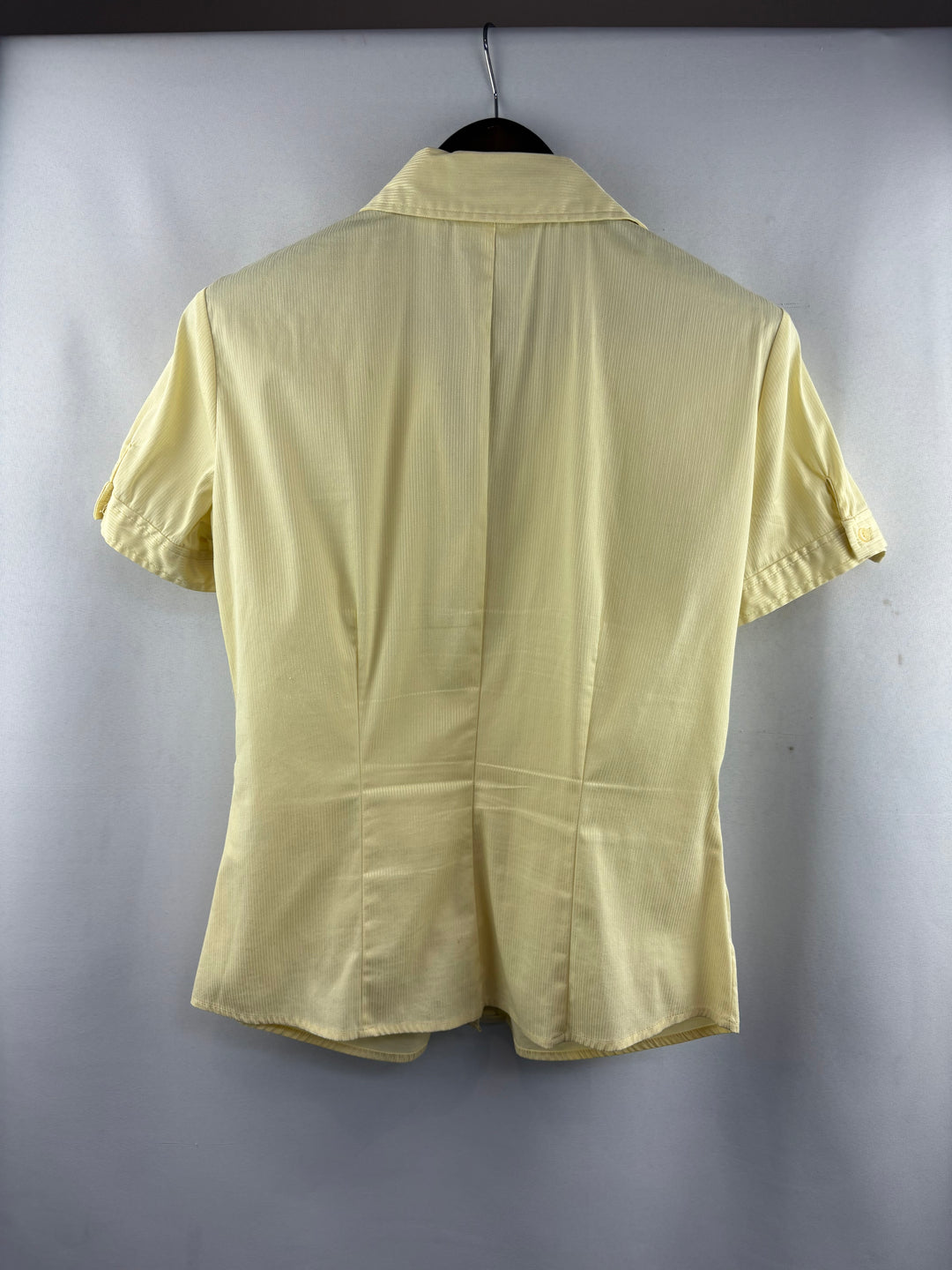 Women’s New York & Company Medium Yellow Button Up Blouse