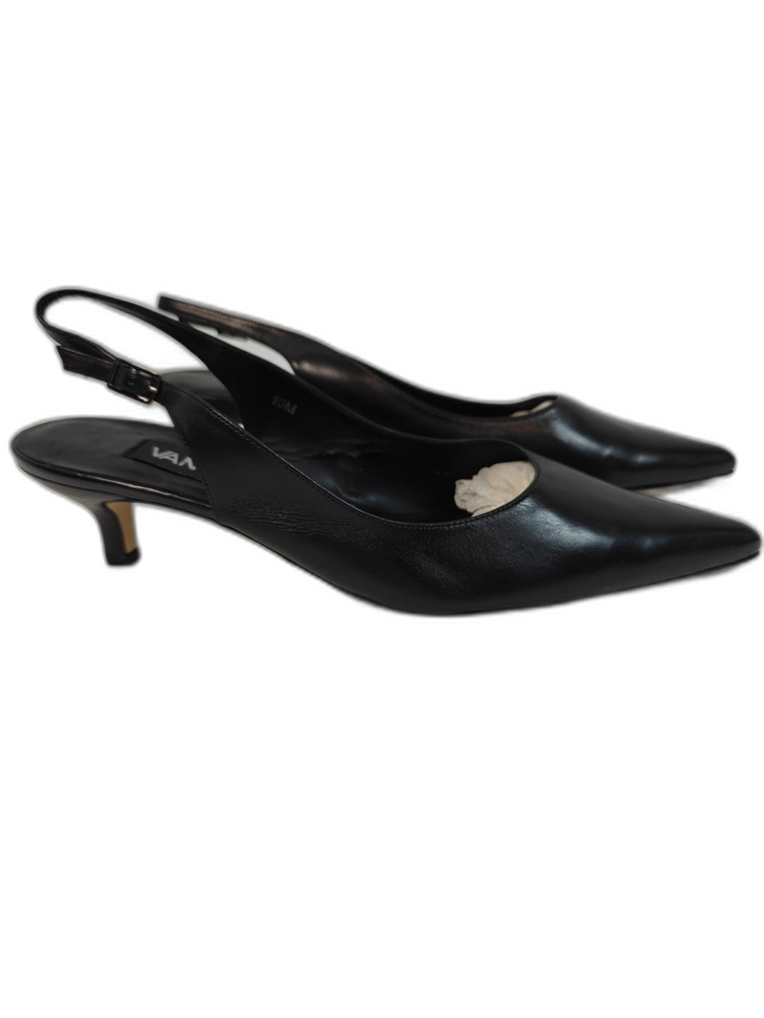 Women Van Eli Slingback Pumps Black Size 10M