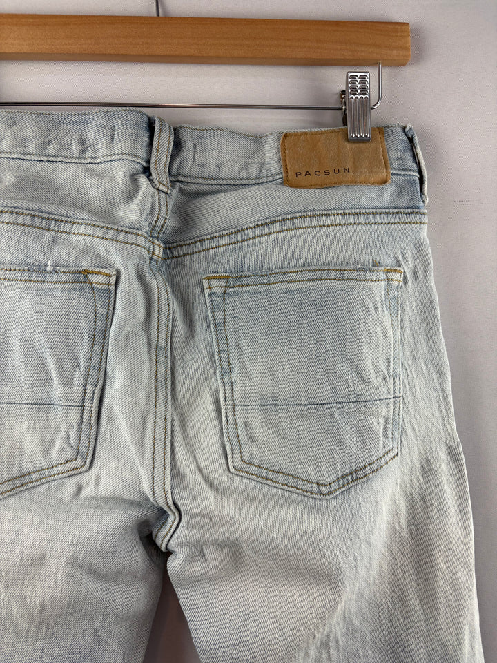 Women’s Pacsun Size 29x30 Light Blue Distressed Skinny Jean