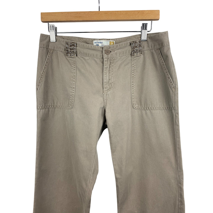 Old Navy Womens Low Waist Khaki Pants Size 4