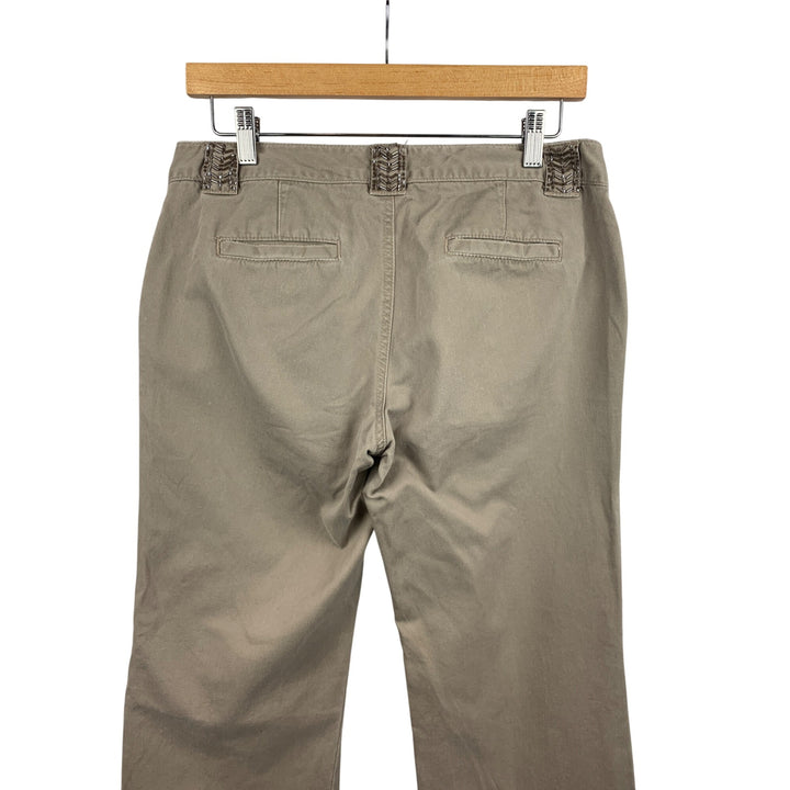 Old Navy Womens Low Waist Khaki Pants Size 4