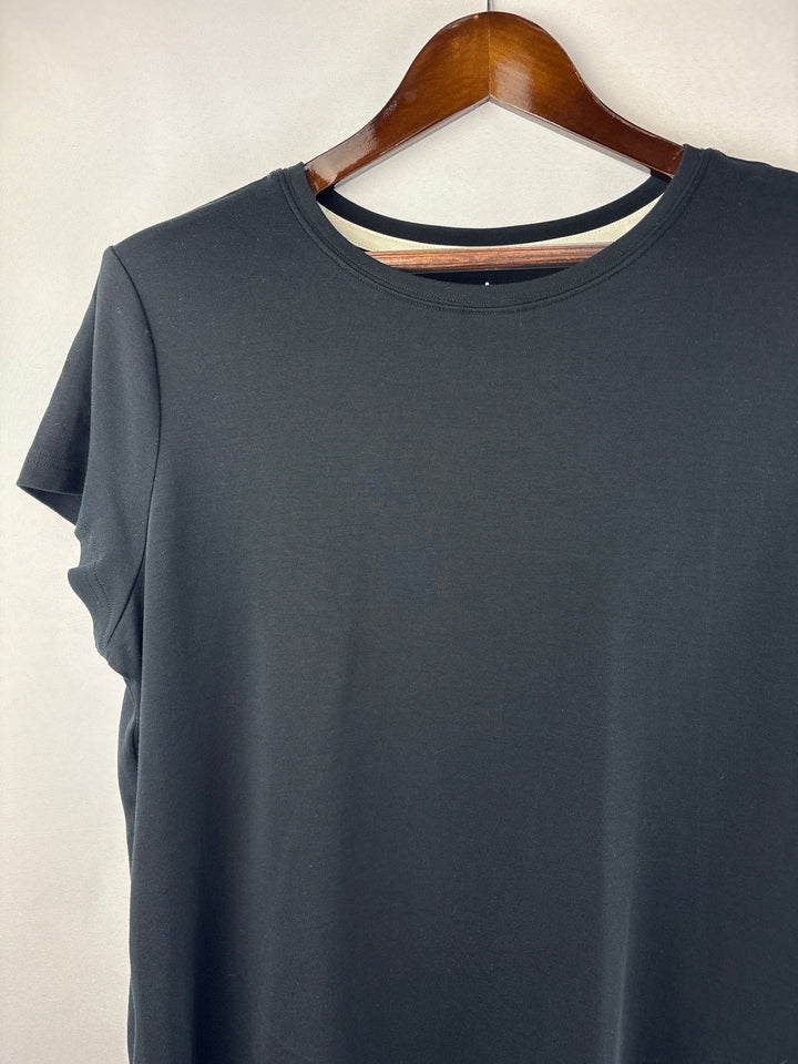 Women’s Isaac Mizrahi Live Large Black T-Shirt
