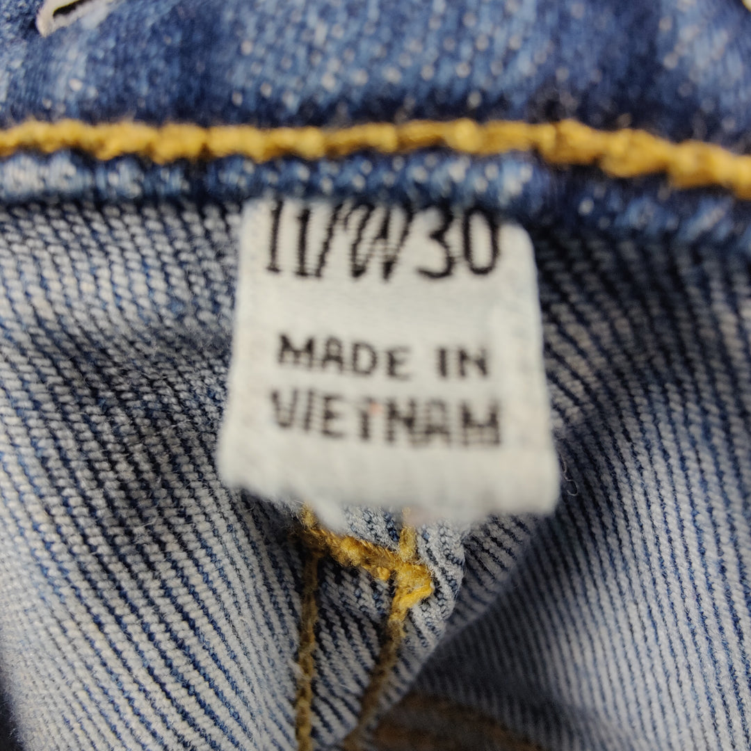 Sneak Peek Women’s Light Wash Raw Hem Cropped Jeans - Size 11/W30