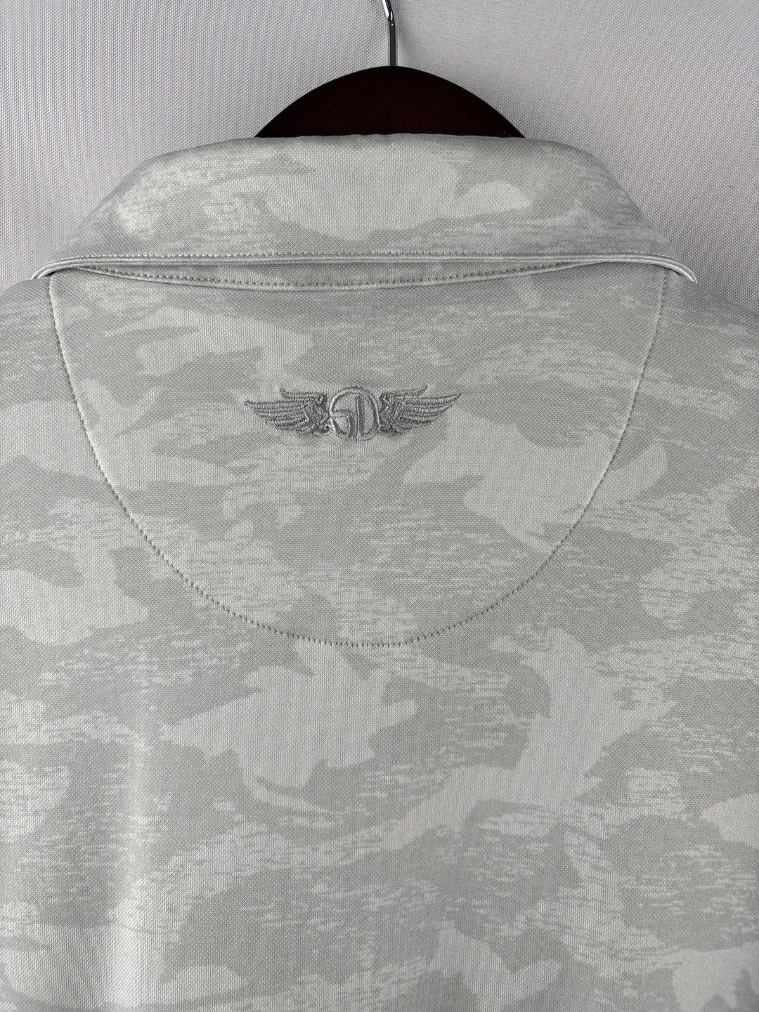 Men’s Straight Down XL Light Gray Camo Golf Polo
