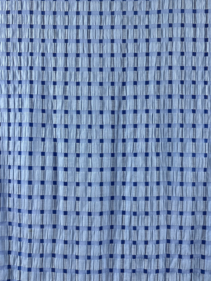 Women’s Pinch Large Cornflower Blue Patterned Babydoll Dress