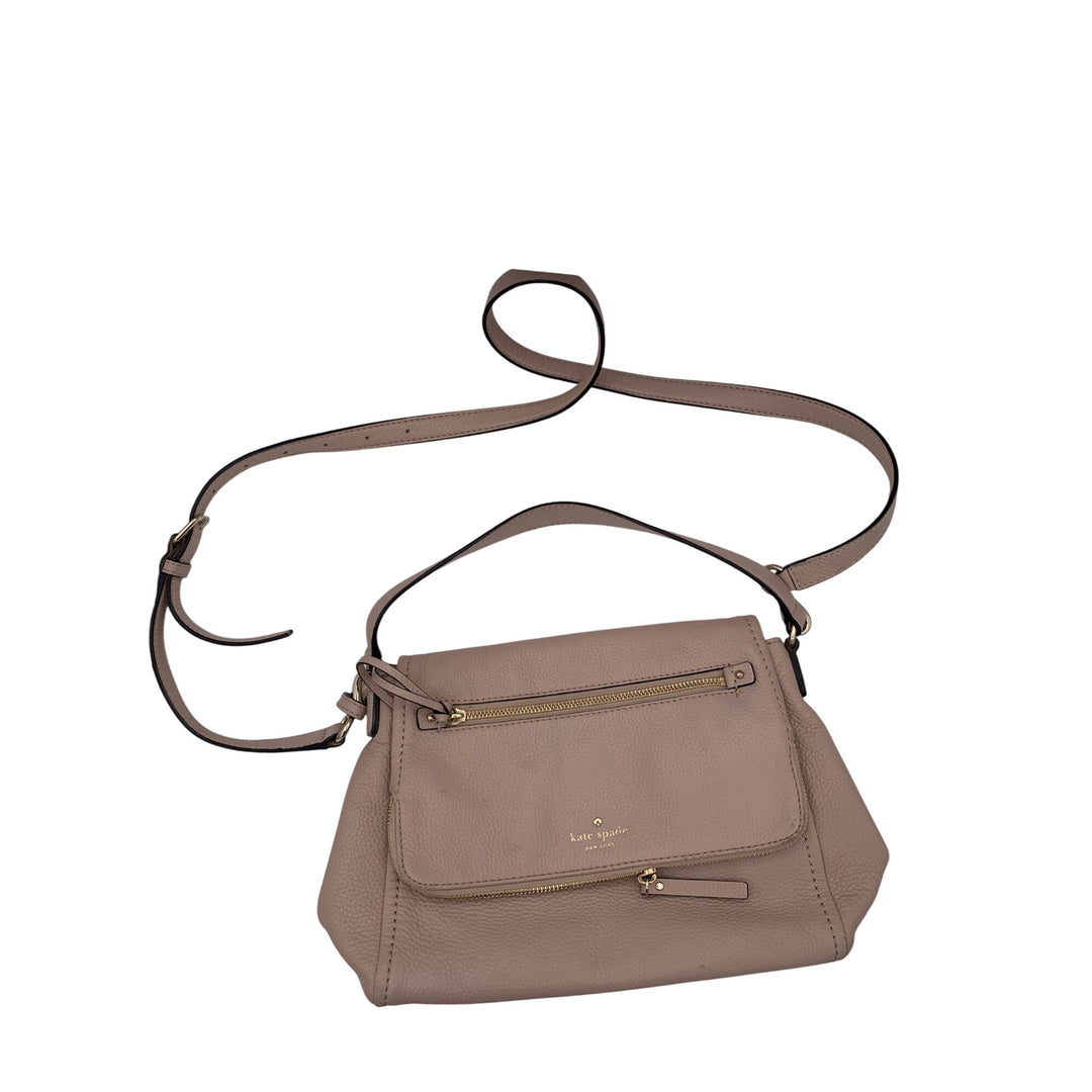 Kate Spade New York Pebbled Leather Crossbody Bag In Taupe