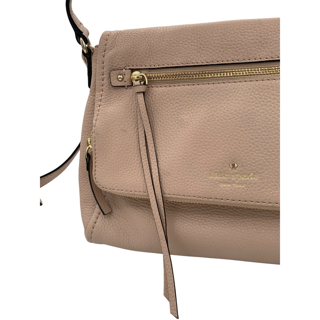 Kate Spade New York Pebbled Leather Crossbody Bag In Taupe