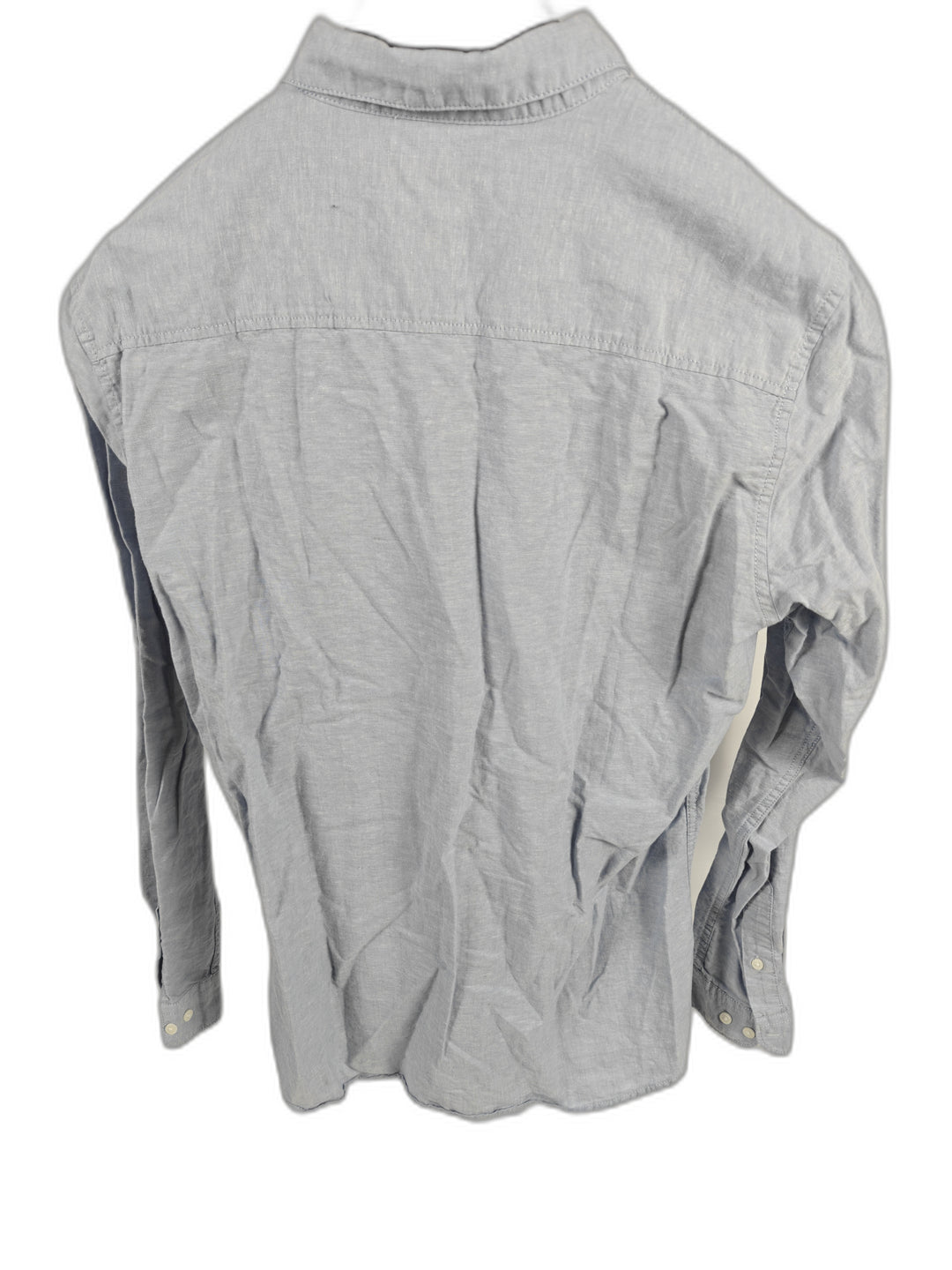 Mens Jack &amp; Jones Premium Button Down Shirt Blue Size L