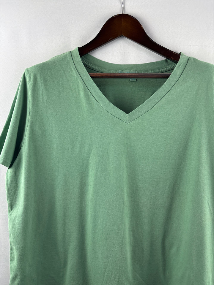 Women’s Fresh Produce Size 2X Sage Green T-Shirt