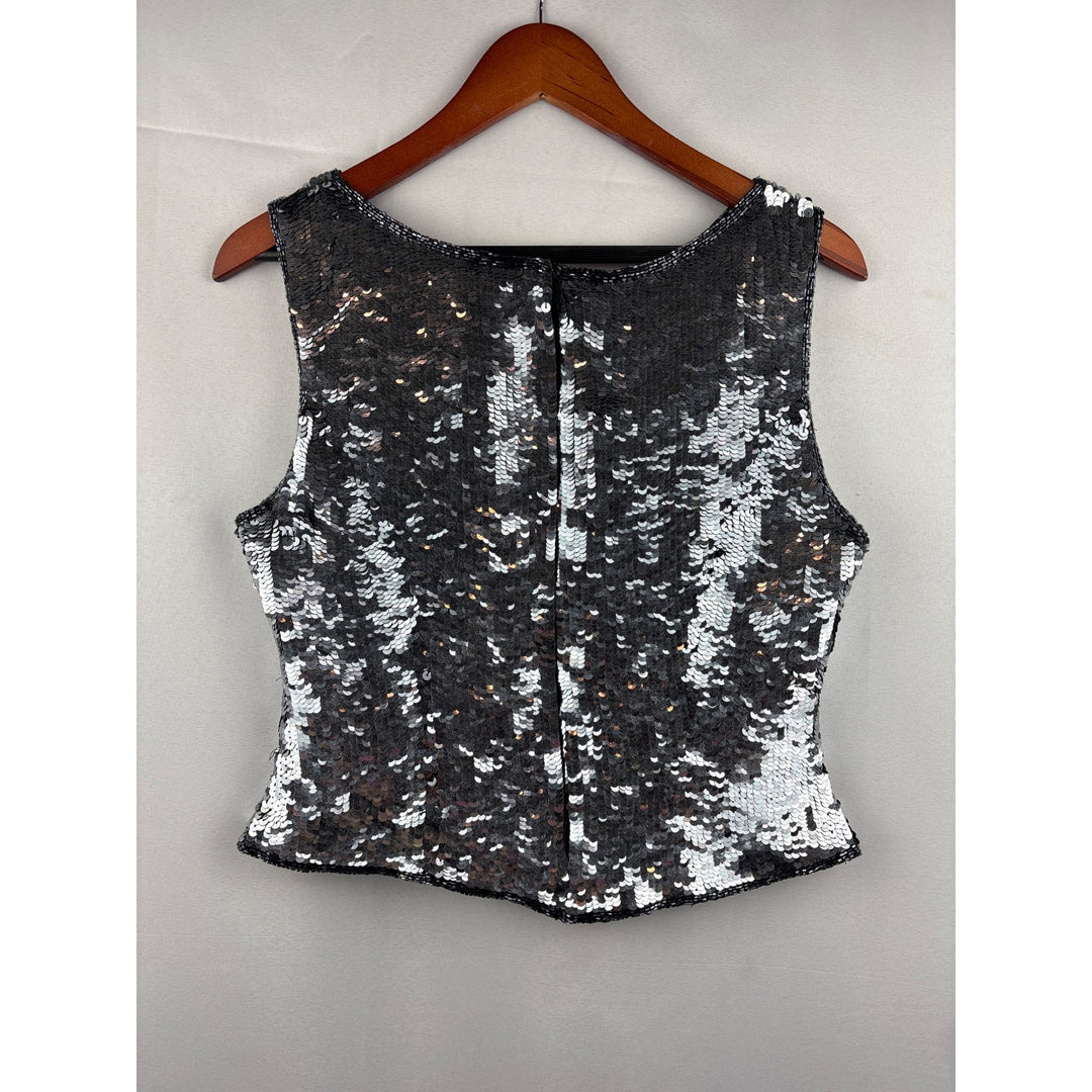 Papēll Boutique Evening Sequin Sleeveless Top PM