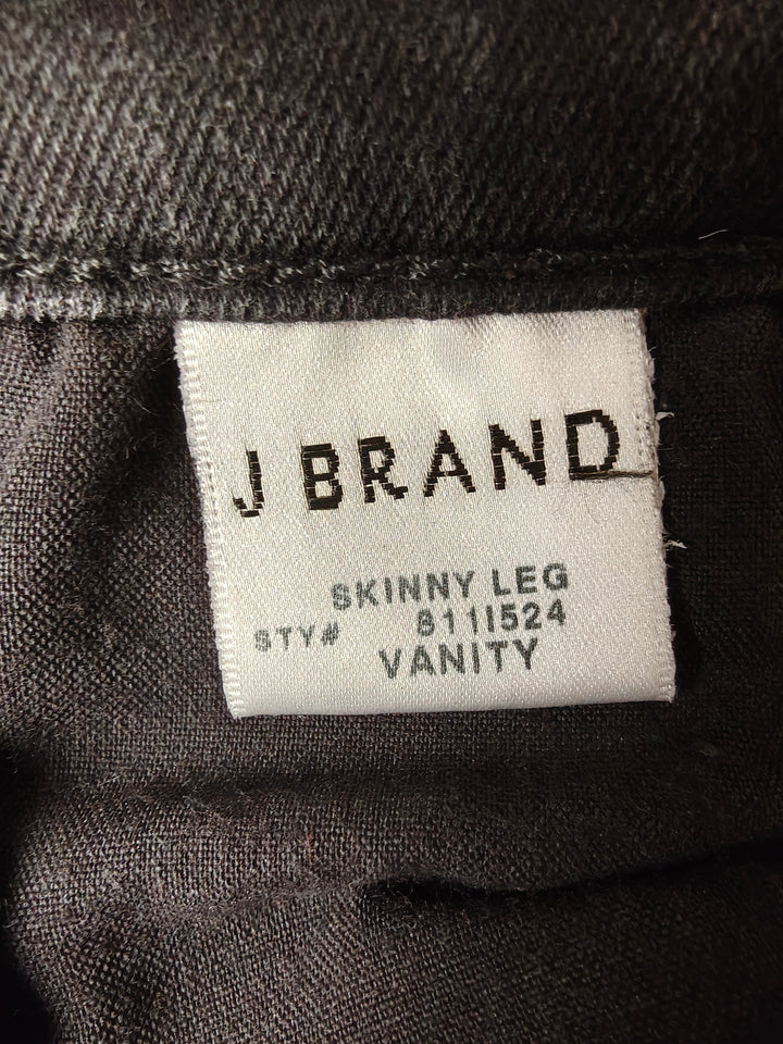 Women J Brand Skinny Jeans Black Size 25