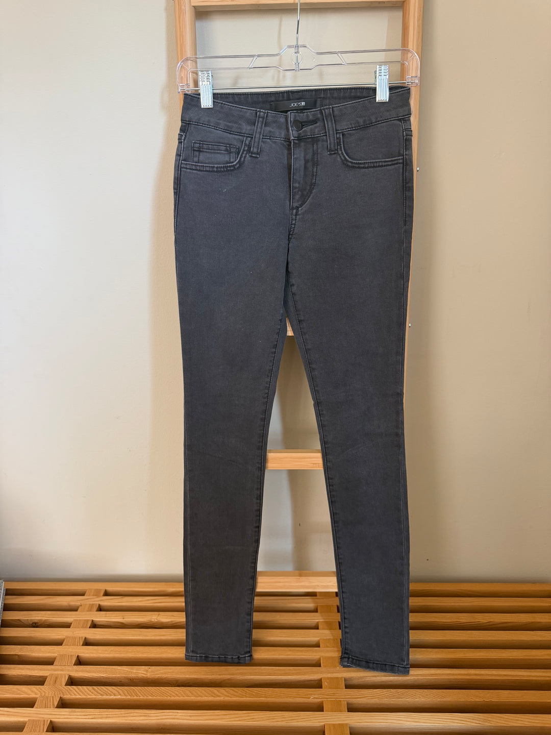 Joe’s Jeans Honey Skinny Charcoal Gray Jeans Size 24