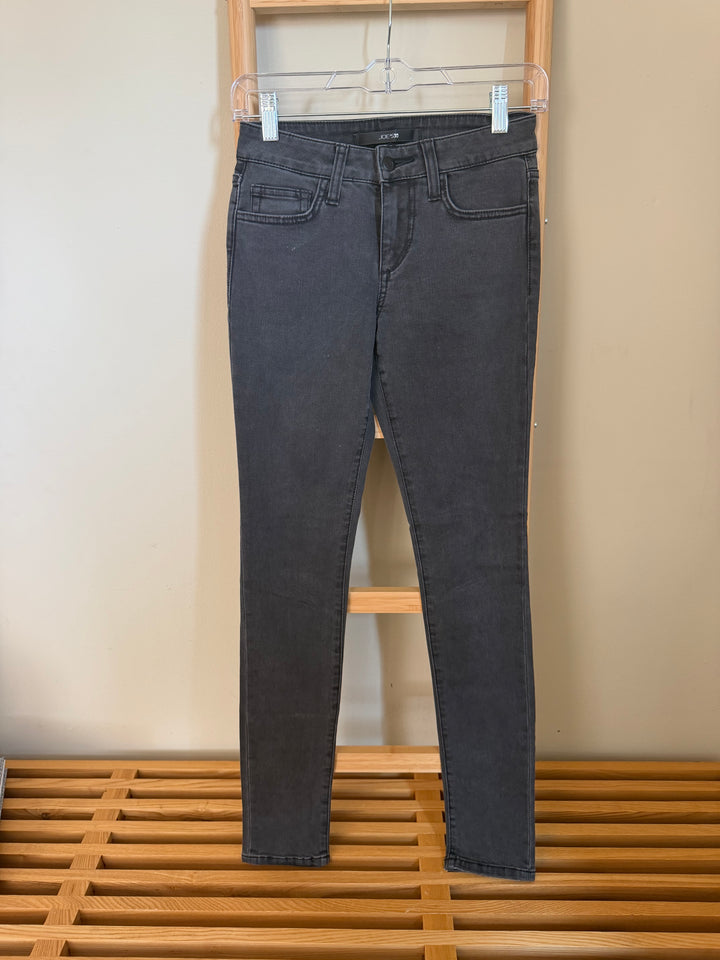 Joe’s Jeans Honey Skinny Charcoal Gray Jeans Size 24