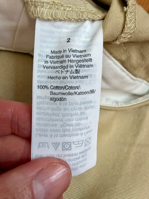 J.Crew Tan Chino Shorts – Classic Fit, Sz2