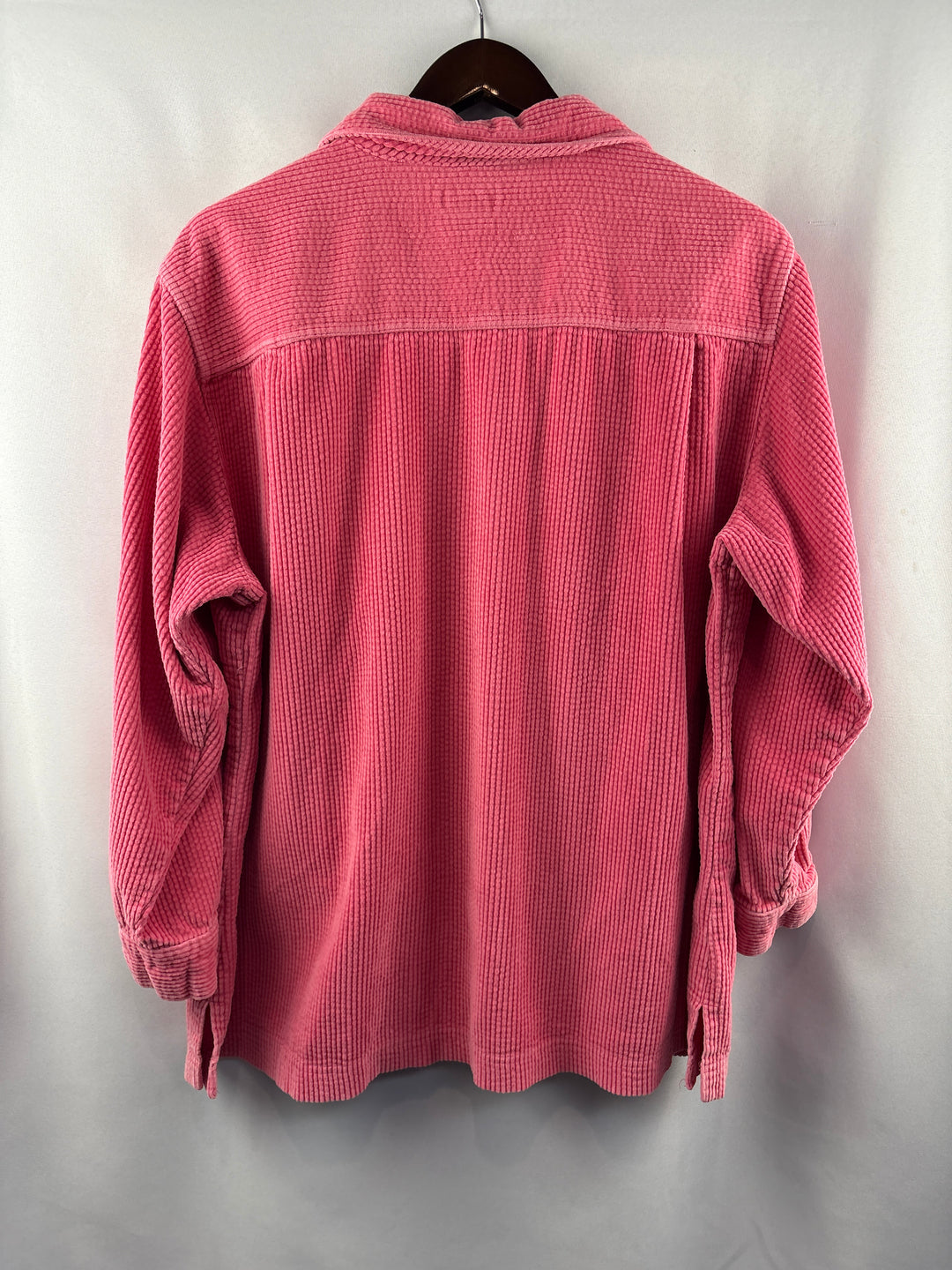 Women’s L.L. Bean Size 2X Pink Corduroy Button Up