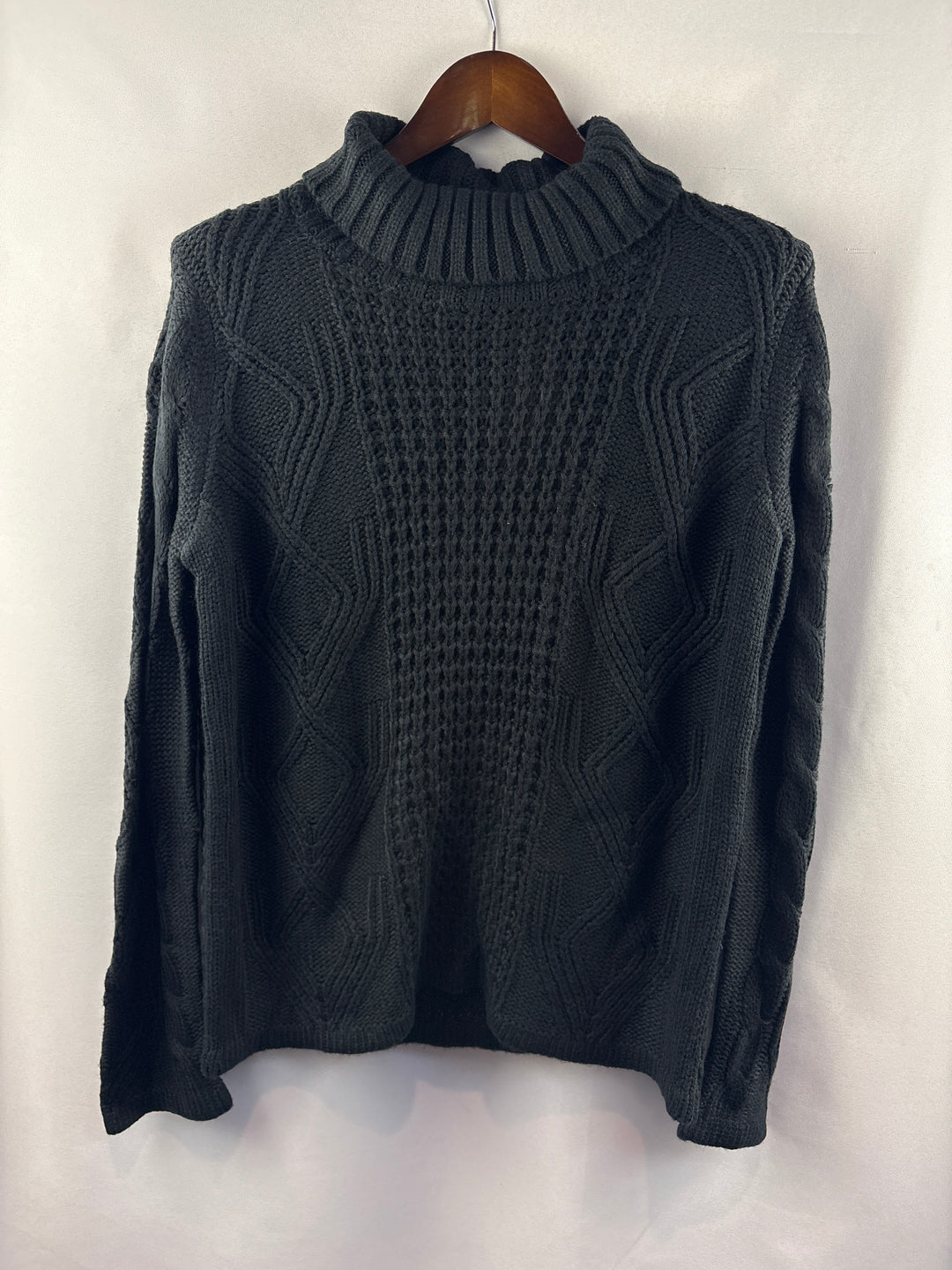 Women’s Weatherproof Small Black Turtleneck Sweater