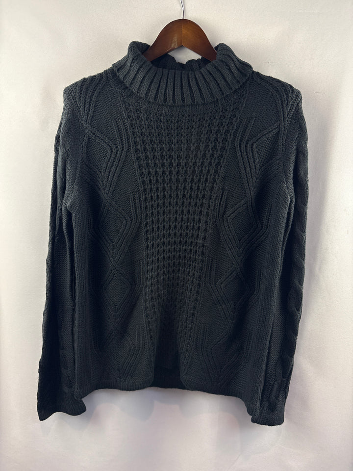 Women’s Weatherproof Small Black Turtleneck Sweater