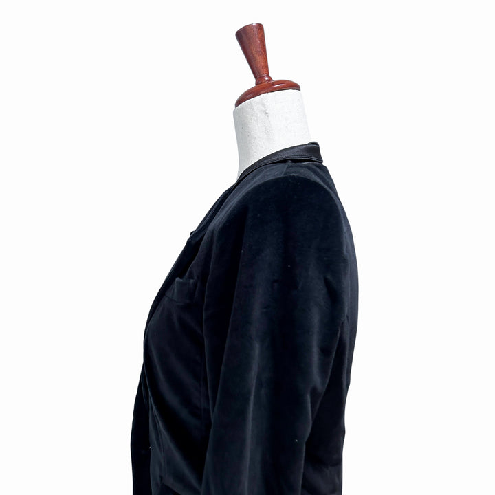 Rachel Zoe Women's Blazer Size 6 Velvet Elegant Chic Single Button Preppy Academia