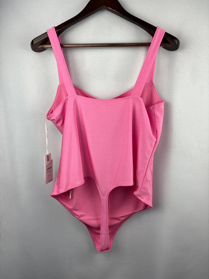 Women’s Good American Size 3X Bubblegum Pink Bodysuit