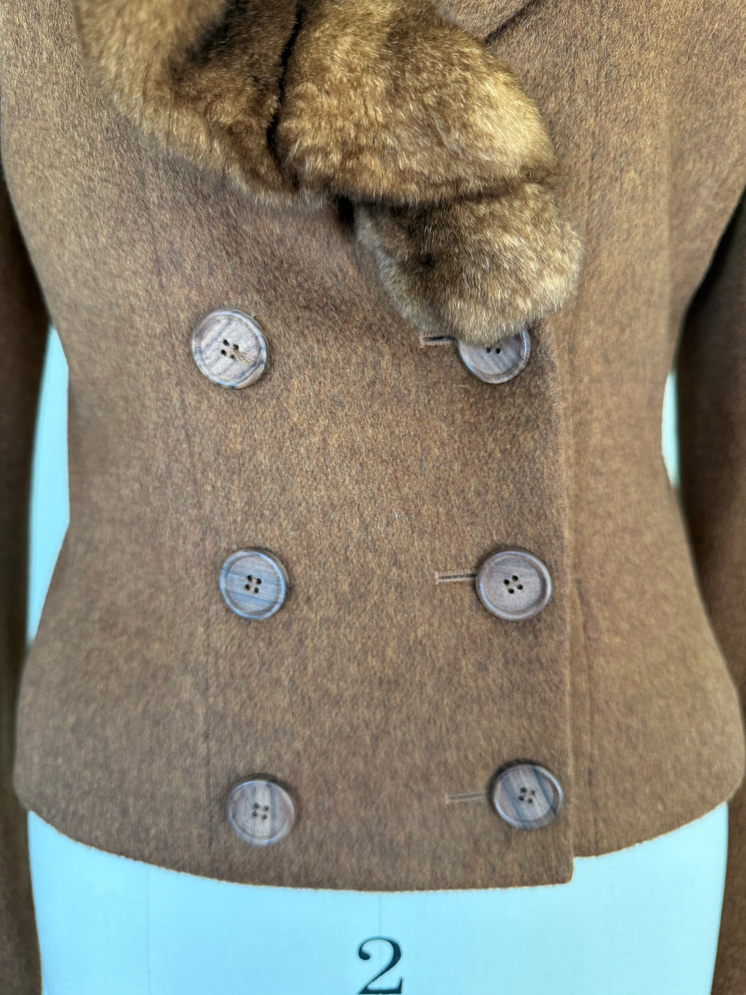 Archival John Galliano Era Christian Dior Chinchilla Fur Accent Jacket