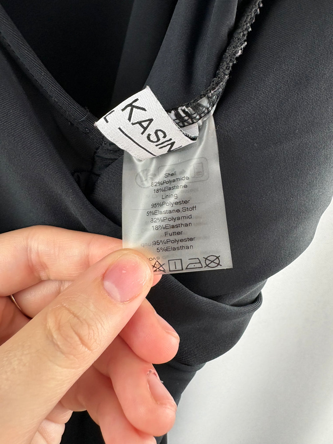 Women’s Kate Kasin Large Black Mini Sports Dress