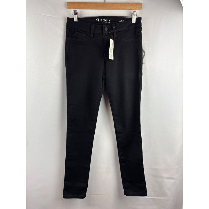 SDL360 By Sold Design Lab No Zip Super Skinny Black Pants S