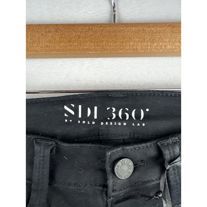 SDL360 By Sold Design Lab No Zip Super Skinny Black Pants S