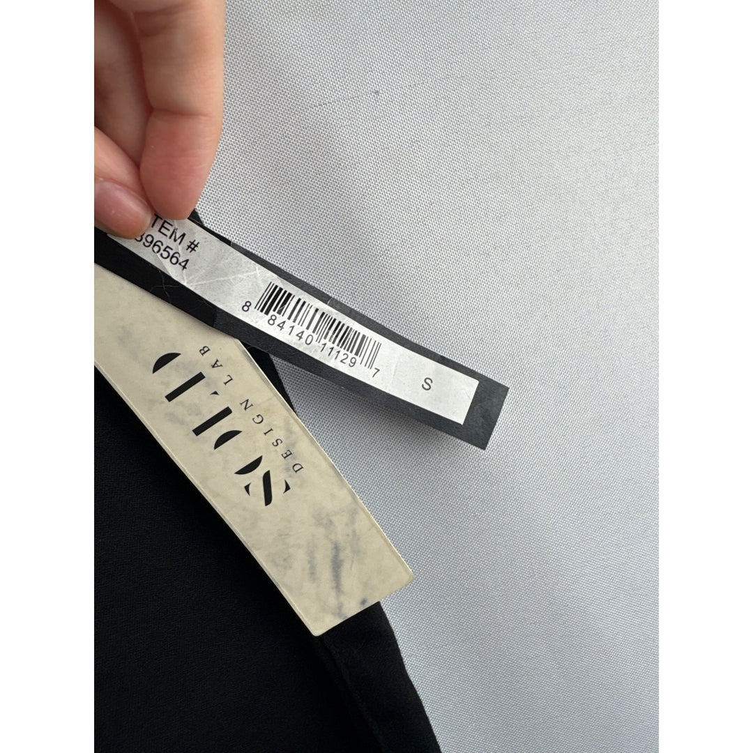SDL360 By Sold Design Lab No Zip Super Skinny Black Pants S