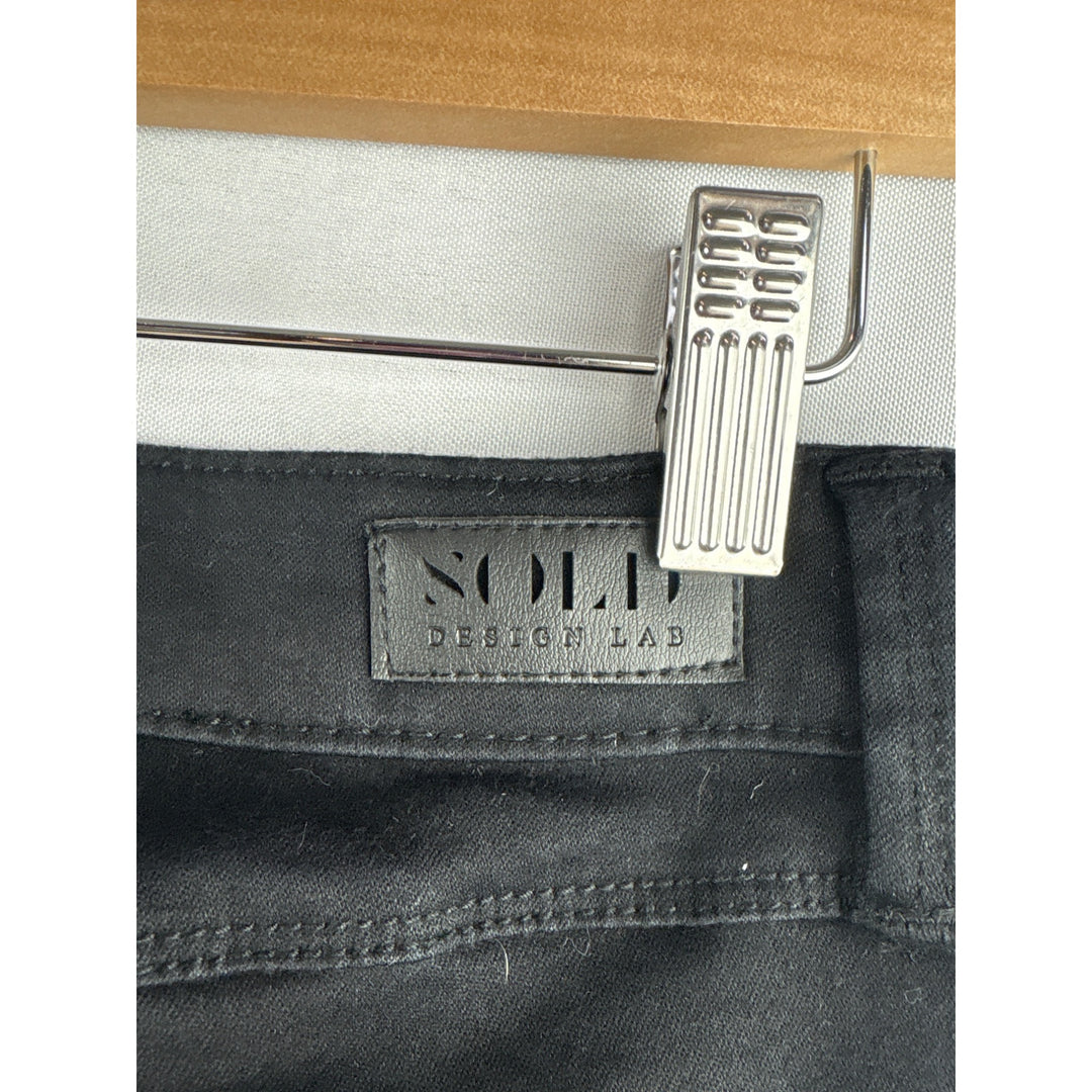 SDL360 By Sold Design Lab No Zip Super Skinny Black Pants S