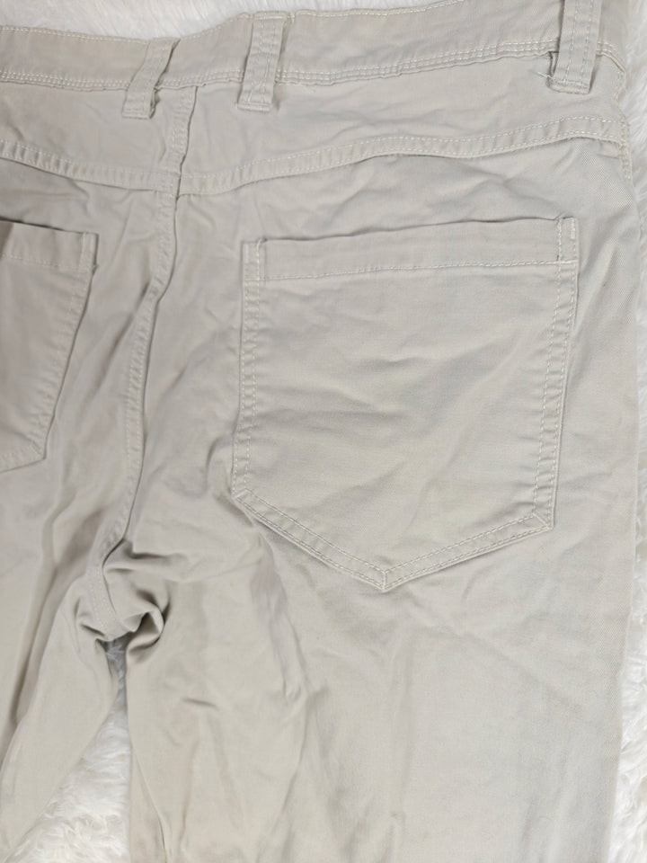 Mens IZOD Straight Pants Beige Size 34x32