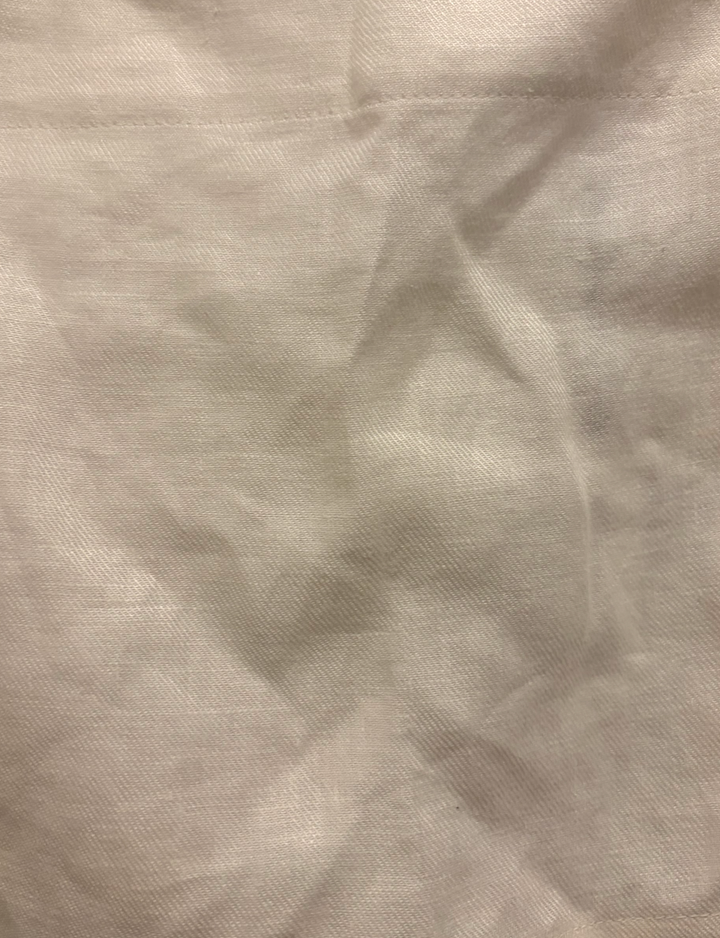 Banana Republic 100% Linen White Cropped Tank Top XL NWT Quiet Luxury Coastal