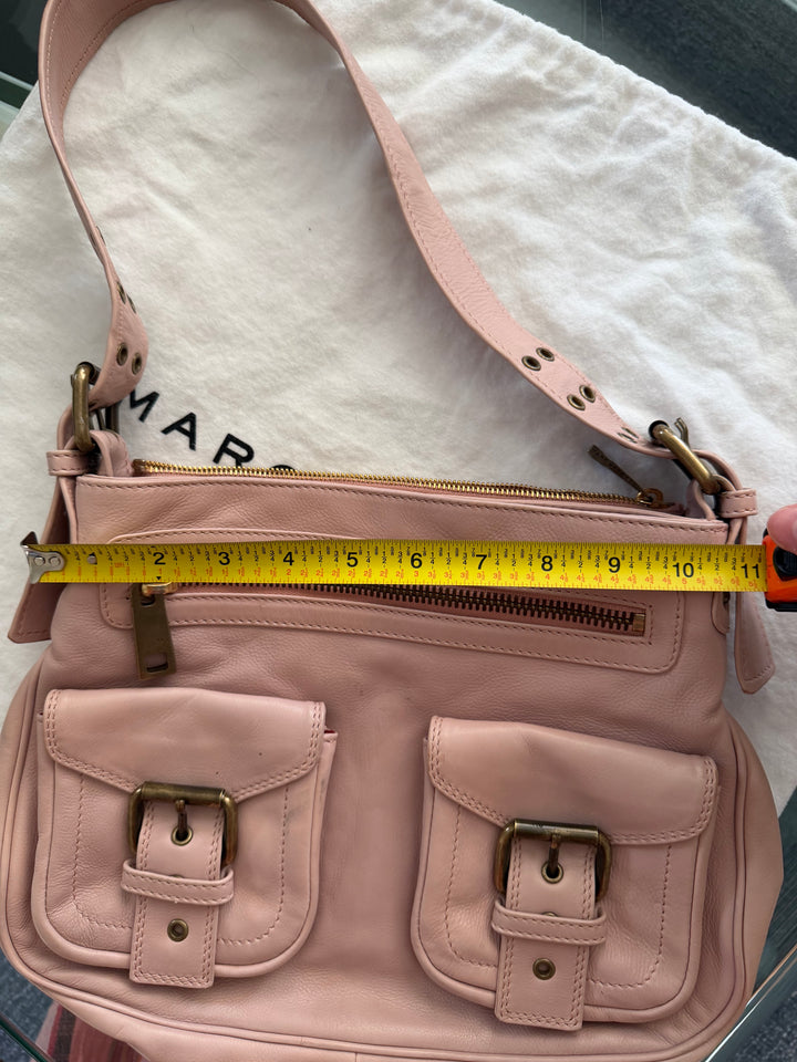 Marc Jacobs Collection Pink Leather Multi Pocket Shoulder Bag Y2K