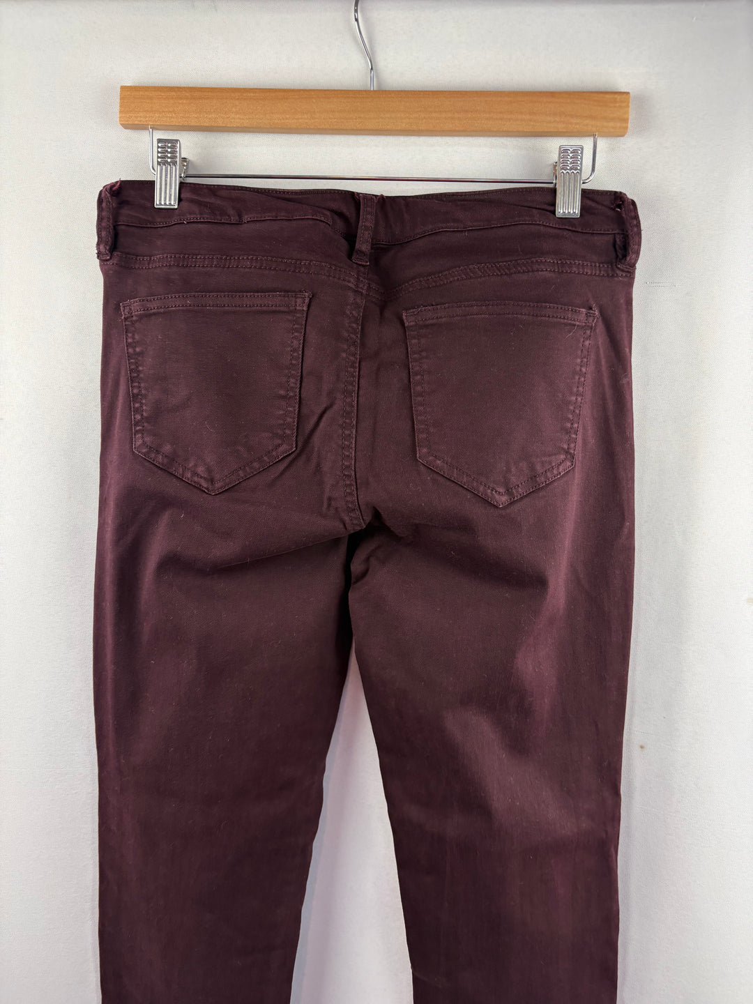 Women’s Buffalo David Bitton Size 4/27 Burgundy Skinny Jeans