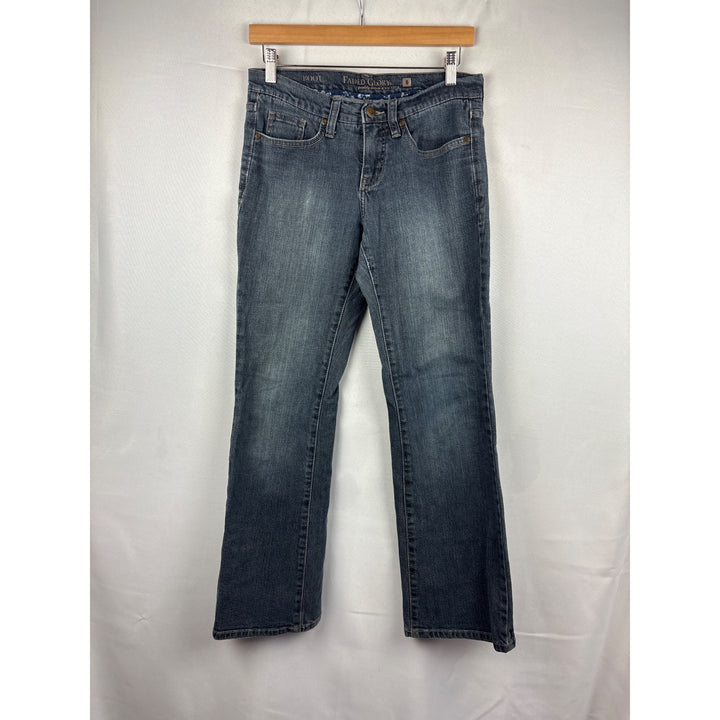 Faded Glory Womens Bootcut Jeans Size 8P Blue Denim
